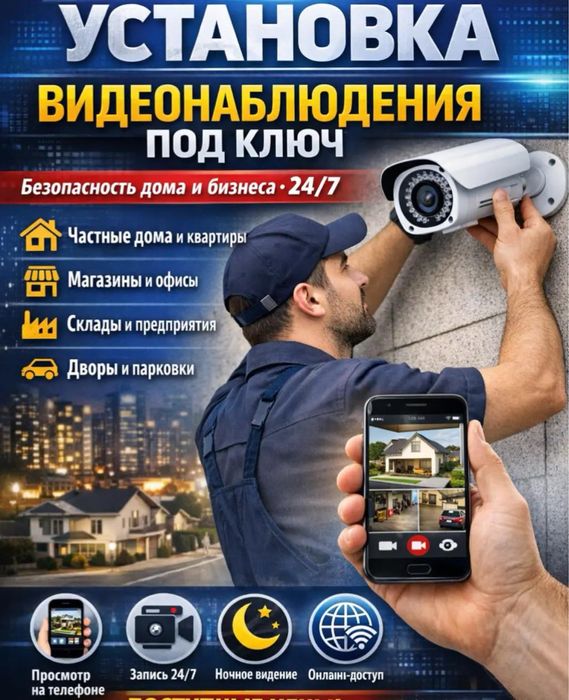Видеонаблюдения Алматы
