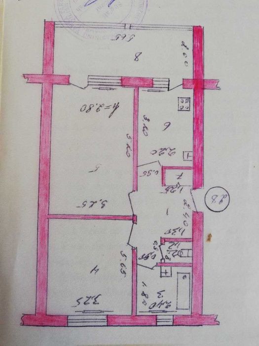 2 xonali kvartira sotiladi. 77 seriya kirpich