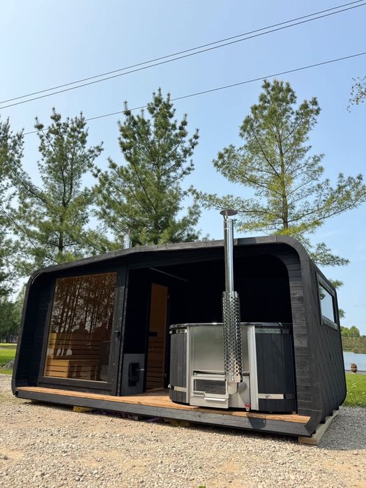 Pachet Sauna si Jacuzzi 2 in 1 - Wood Spa Transylvania