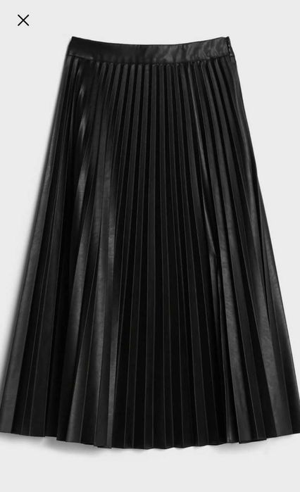 Юбка кожаная с Америки, Фирма Bershka. Размер М.