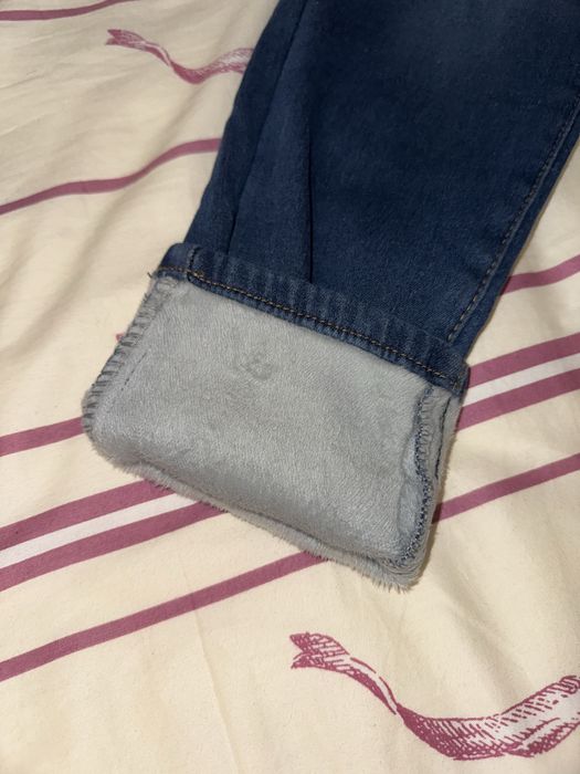 Зимние теплые джинсы с начесом