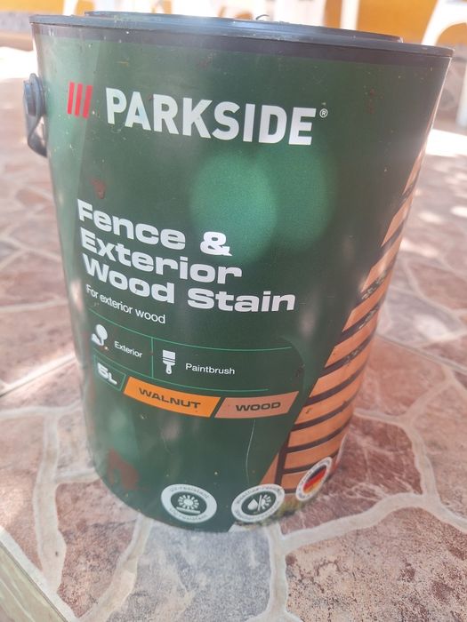 Lazura exterior walnut parkside 5l