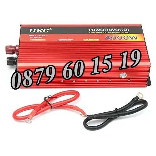 Инвертори 500W, 1000W, 2000W, 4000W, 5000W 12V/24V 220V, преобразовател