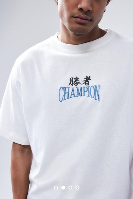 Tricou Oversize Champion alb XL