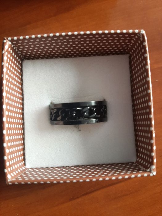 Inel/verigheta de culoare neagră