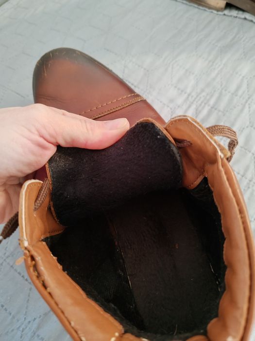 Ghete piele, bărbați, mărimea 44