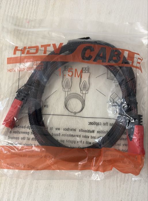 Продам кабель HDMI на  HDMI 1,5м (в упаковке)