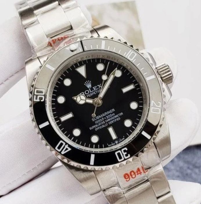 Ceas ROLEX SUBMARINER Silver&Black AUTOMATIC Calitatea 1  Nou 2026 !!!