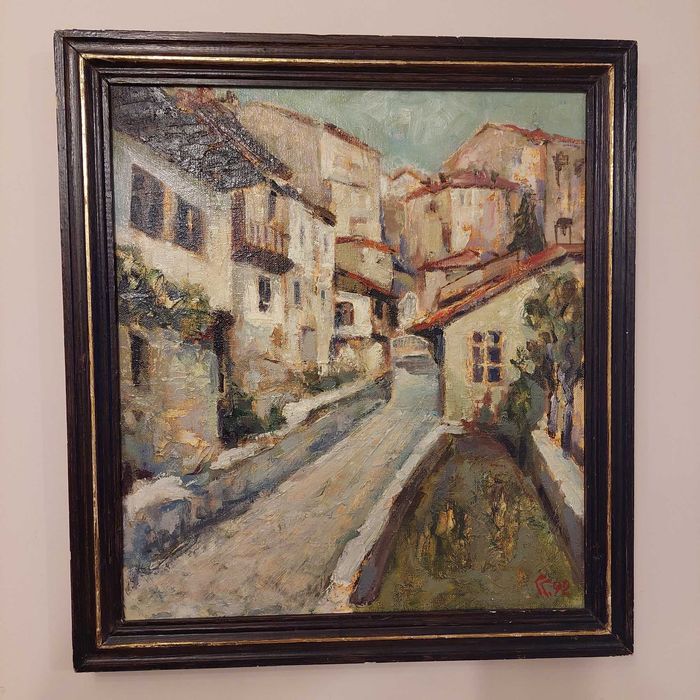 Картина пейзаж-маслени бои 1992, Г.Генов