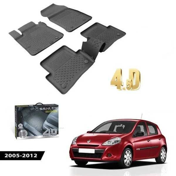 Гумени стелки за РЕНО КЛИО 3 HB/ST 2005-1 /RENAULT CLIO 3 05-12 SAHLER