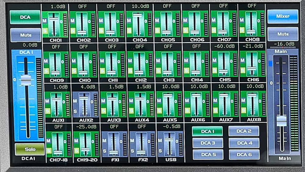t-mix 20.12 Mixer digital 20Ch ( nu midas, allen & heath )