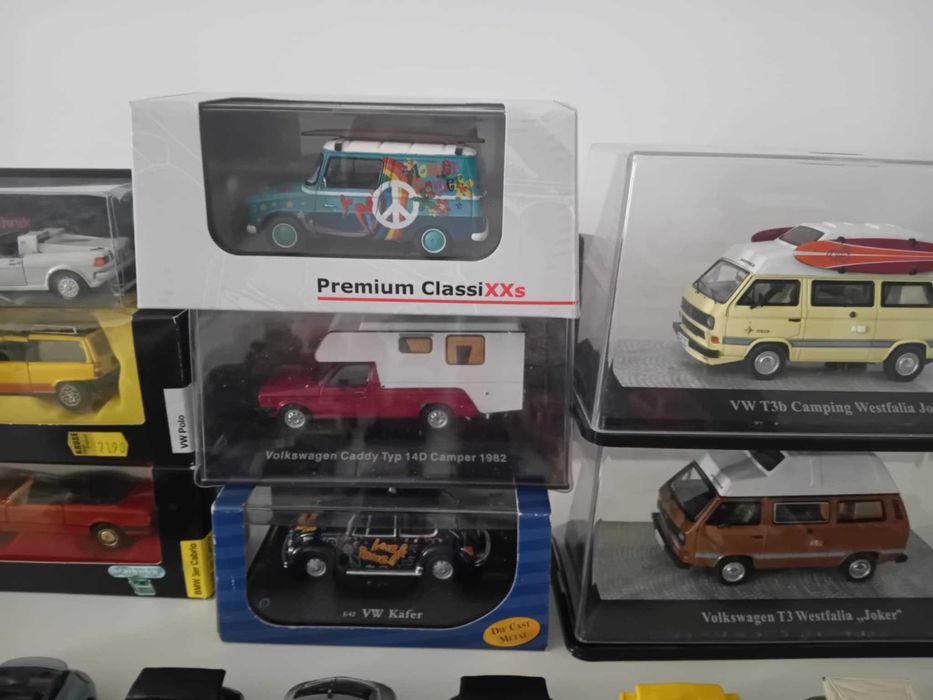 VW Jetta, Golf, Polo, New Beetle, Corrado, Caravelle 1:43 AutoArt