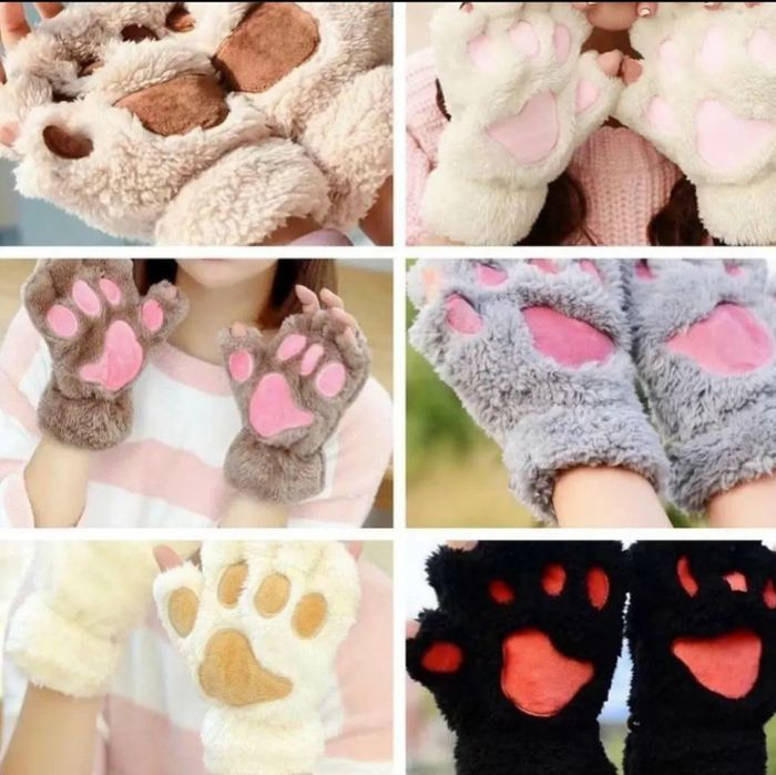 Трендовые лапки котики аниме