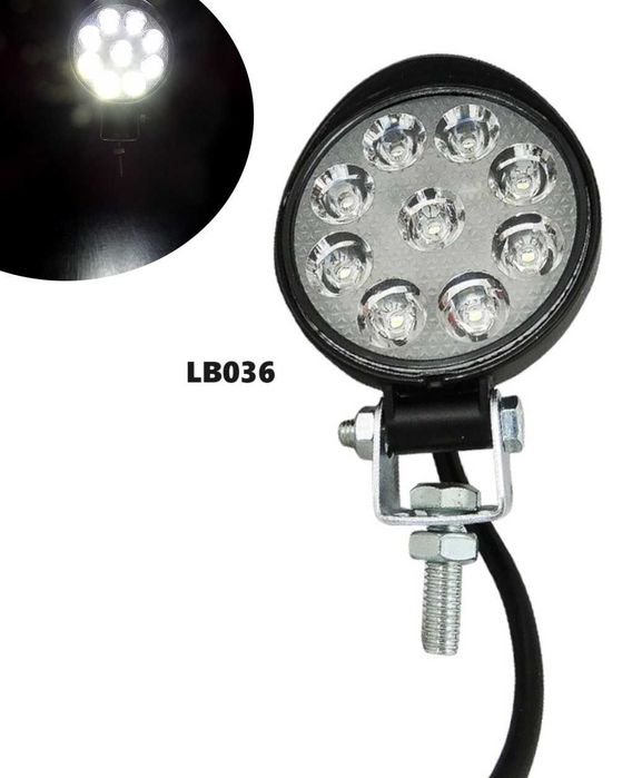 9 ЛЕД 27W прожектор водоустойчив Джип АТВ халоген лампа 12V 4x4