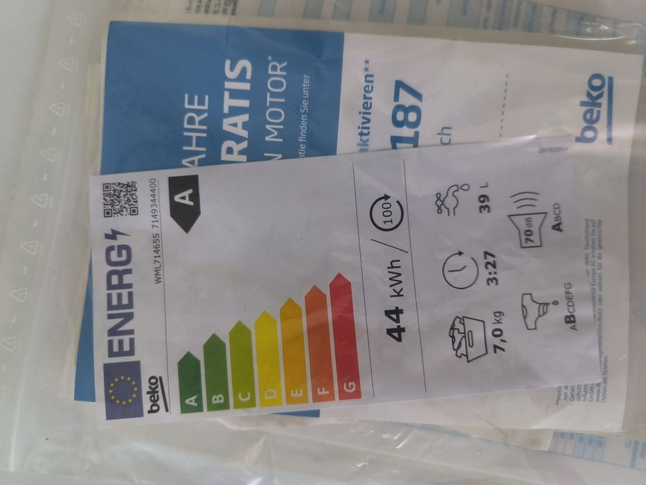 Mașina de spălat, BEKO