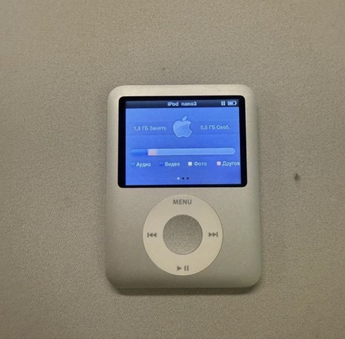 Ipod nano 3 память 8 гигов