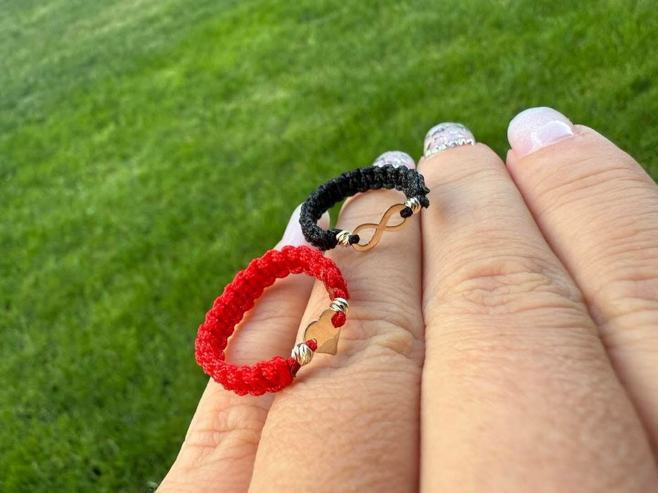 Inele cu bilute de aur 14k