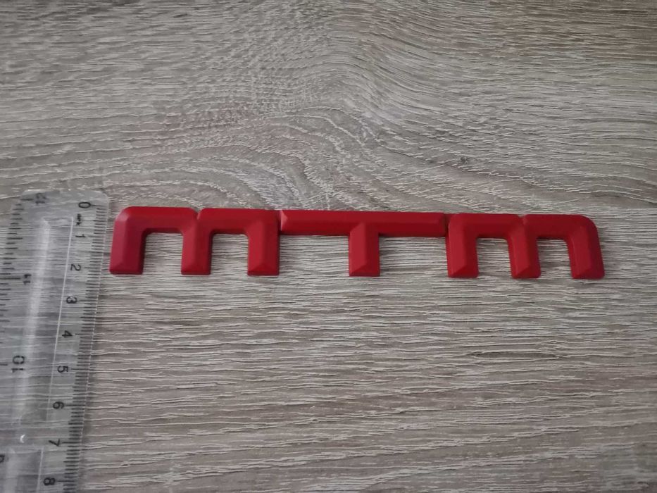 червени емблеми лога Ауди МТМ Audi MTM