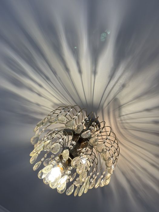 Винтажная люстра в стиле эпохи СССР