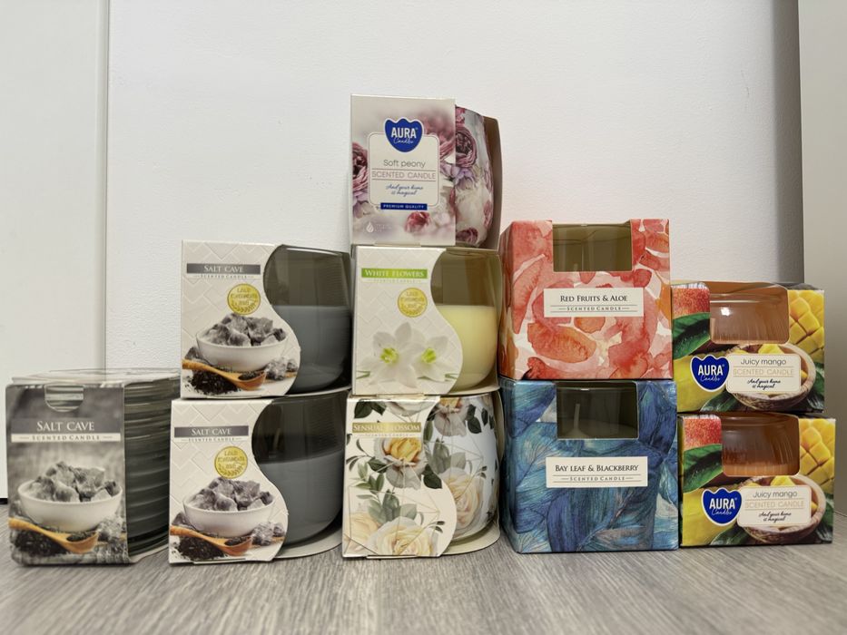 Lumanari parfumate diverse marimi si arome