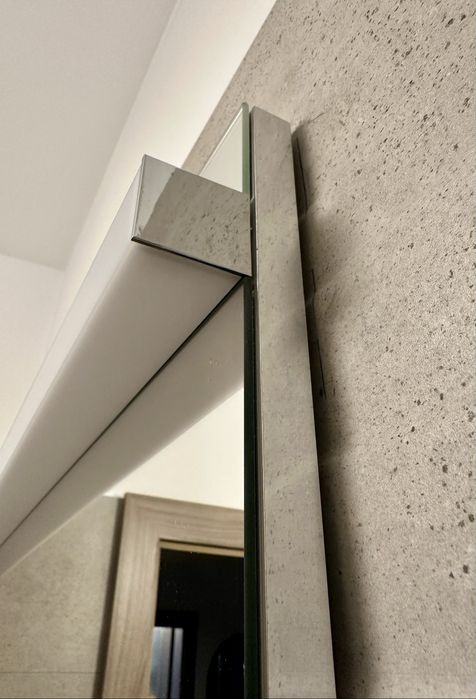 Oglindă de baie cu iluminare, 70 x 72 cm