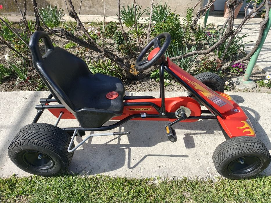 Cart/Kart cu pedale PUKY F1 pt. copii 6 la 12 ani negru
