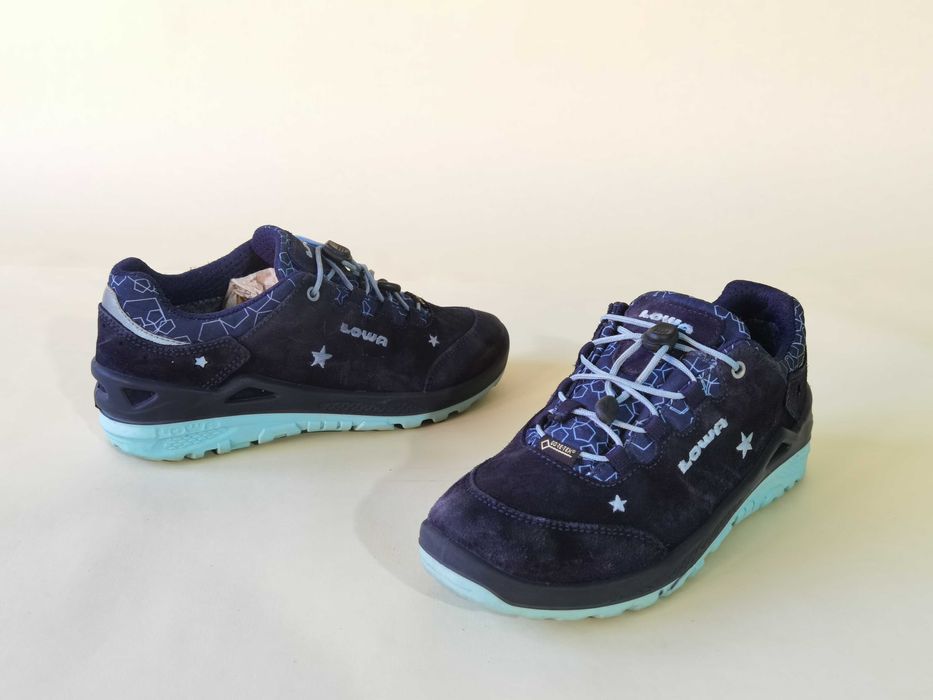 Bocanci munte copii  34 35 ghete PIELE LOWA - GORETEX IMPERMEABILI