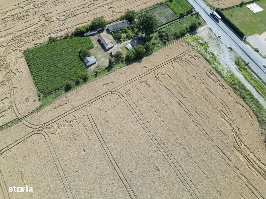 Teren 7653mp cu PUZ aprobat DN Arad Oradea