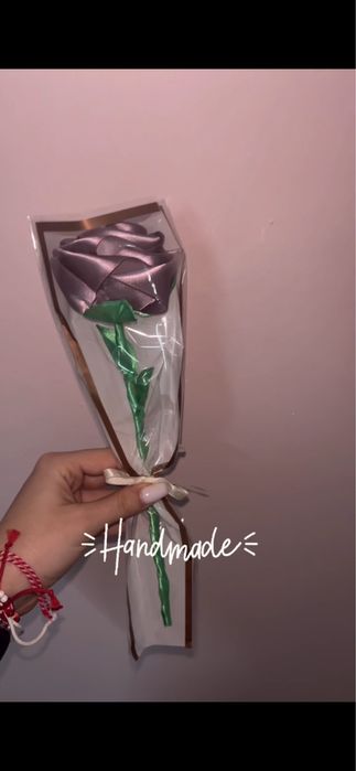 Рози от сатен / букети