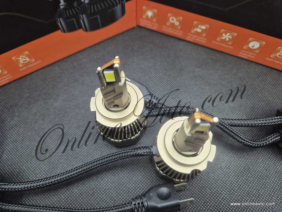 H7 Диодни крушки с подобрен фокус, LED крушки за автомобил 130W