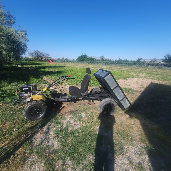 мотоблок с прицепом