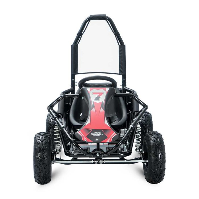 Buggy copii 98cc Mud Monster 6" automata 4T benzina rosu