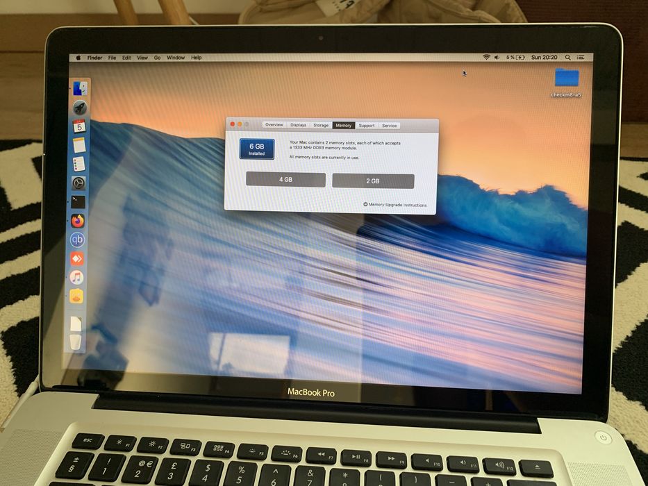 MacBook Pro 15’’ model A1286 6GB RAM SSD Perfect functional