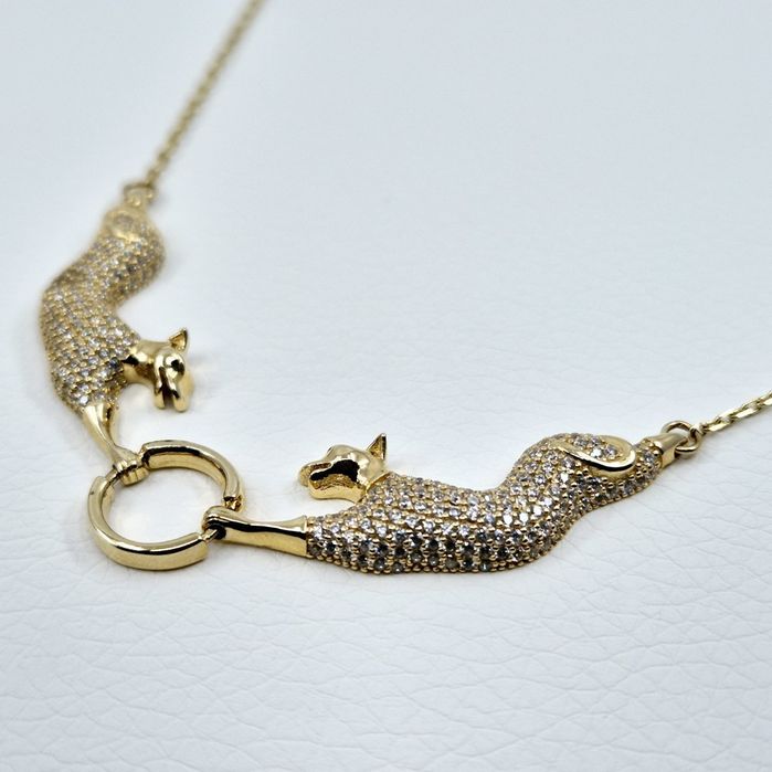 Lant cu pandantiv din aur de 14k, 8.26g | GlobalCash.ro #MI110560