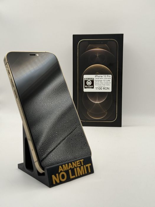 iPhone 12 Pro Gold 128GB Baterie 76% / CA NOU!!! Garantie 12 Luni.