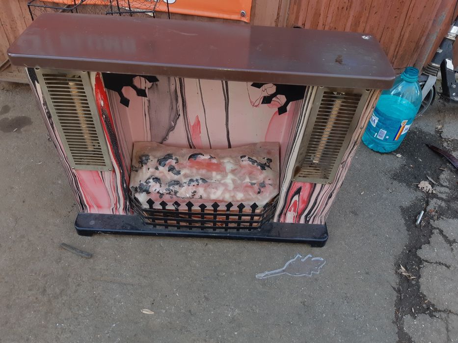 Șemineu electric anul 1975