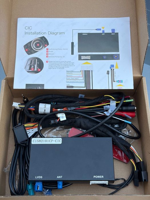 Modul Carplay Wireless CIC BMW E60 E61 E90 E91 E92 F30 F31 F10 F11 F06 F01 F02 F25 E84 E83 E70 E71 E81 E87 Seria 1 3 5 6 7 X1 X3 X5 X6
