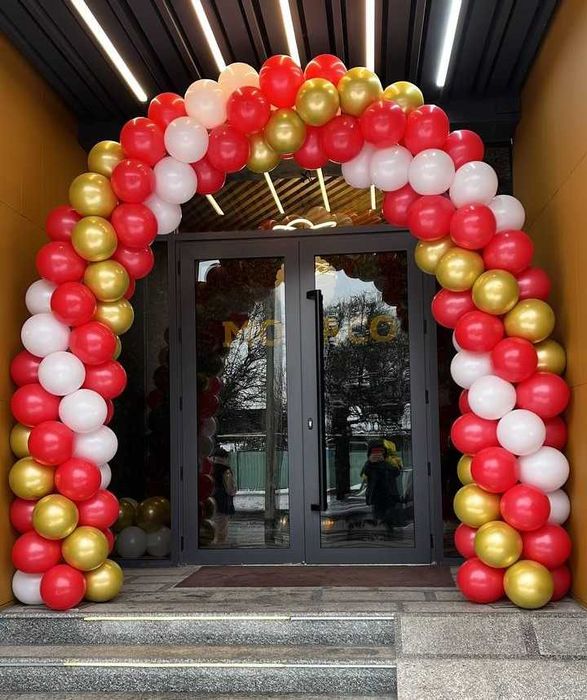Арка из шаров на открытие