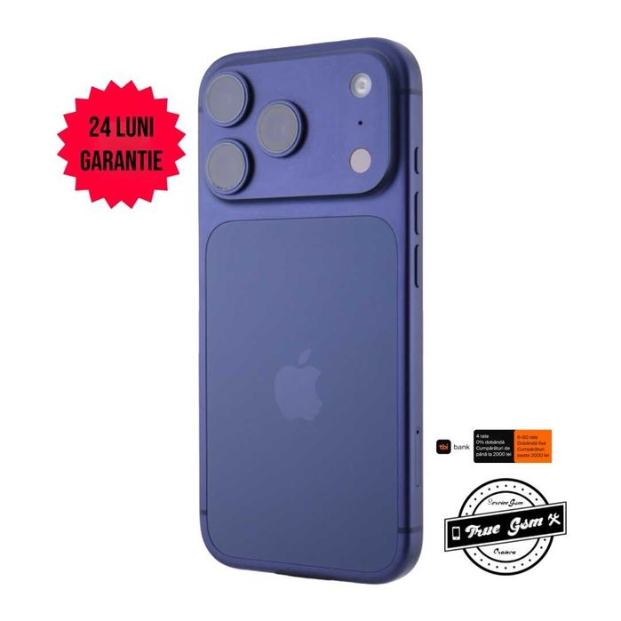 iPhone 17 Pro 256GB Deep Blue / Silver - GARANTIE 24 LUNI | TrueGSM