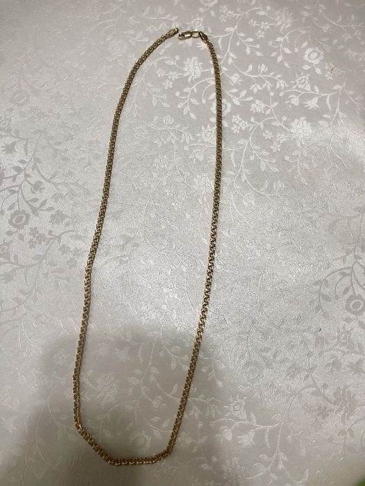 Цепь желтое золото