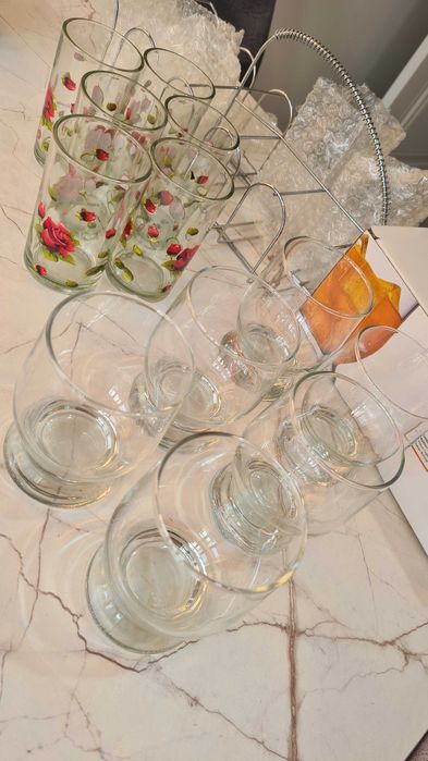 Посуда разная стекло