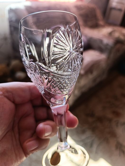 Фужеры хрустальные