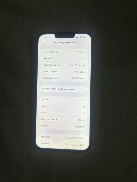iPhone 13pro max 128gb