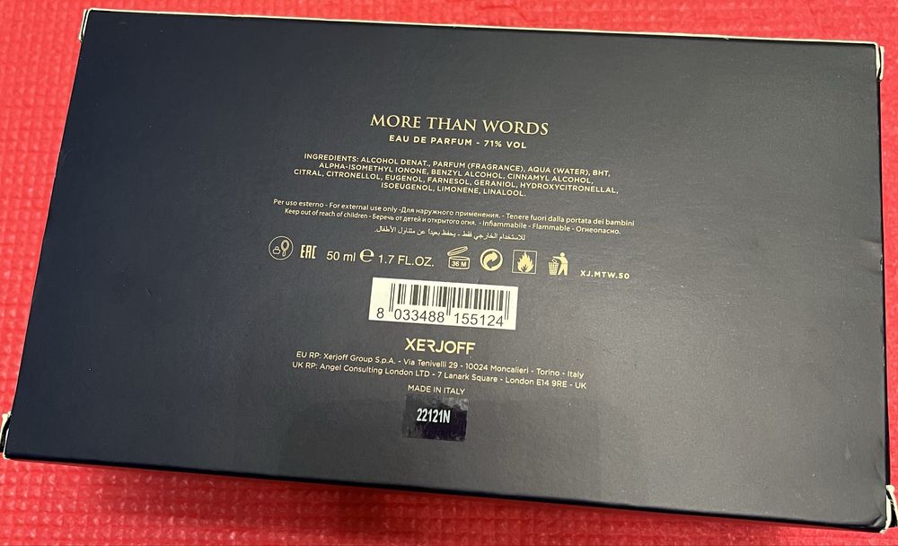 De vanzare parfum XERJOFF  in ambalaj original !!Testat o singura data