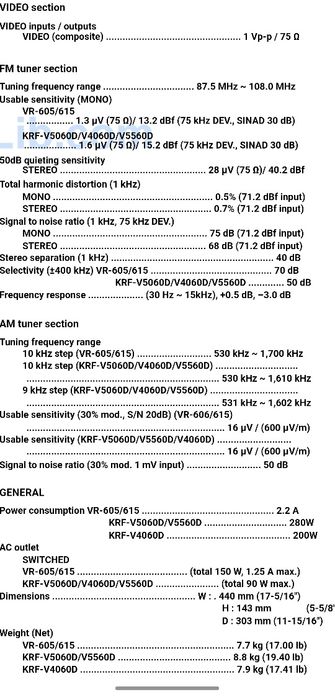 Ресийвър / AV Receiver Kenwood KRF-V5060D