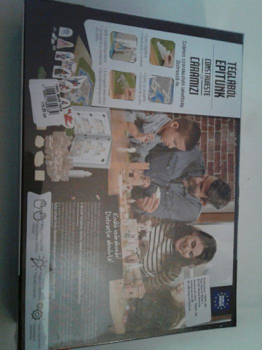 Trefl Brick Trick Castelul Dragonului Rosu, caramizi lut, nou, sigilat