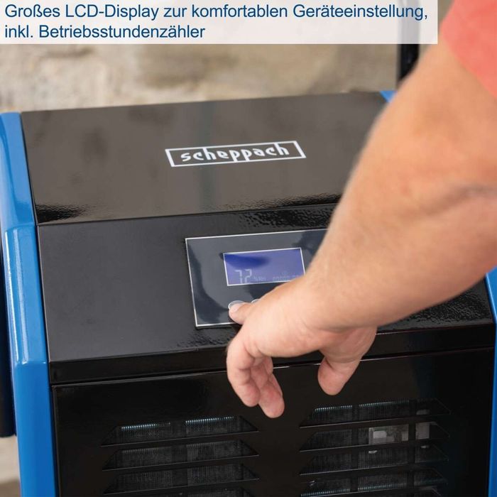 Dizumidificator profesional scheppach  dh 8000x