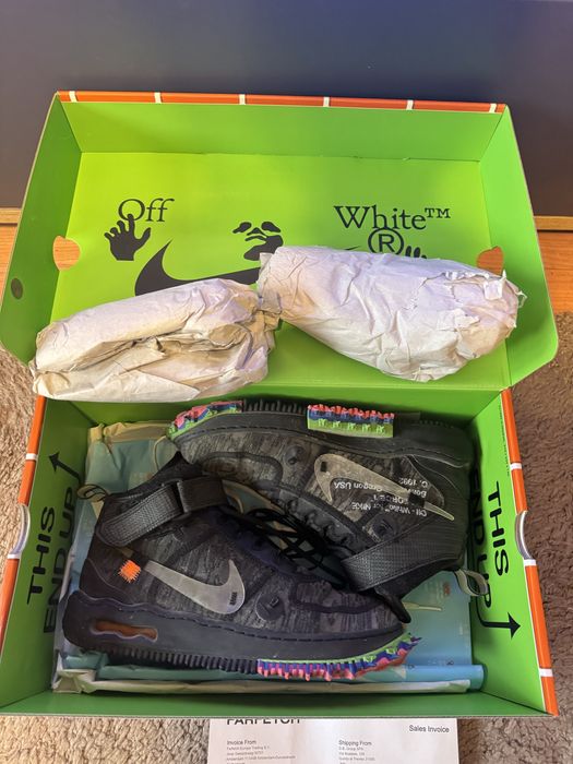 nike air force 1 mid off white  originali