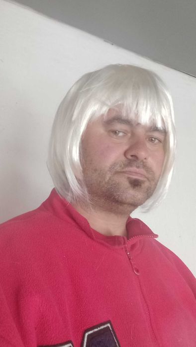 Перука руса коса и черна дълга