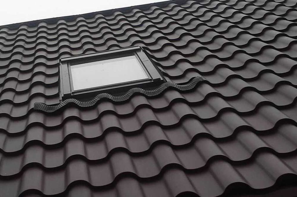 Металлочерепица матовый окрас, Софиты, Водосточные системы